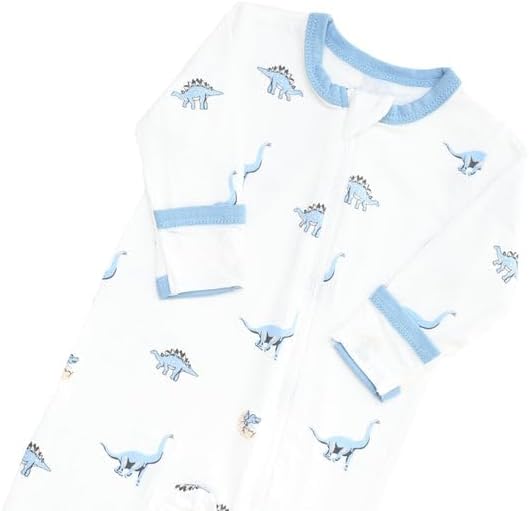KYTE BABY Unisex Rayon Made From Bamboo Zippered Rompers 0-24 Months