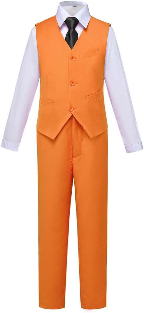 Visaccy Boys Suits Slim Fit Dress Clothes Ring Bearer Outfit