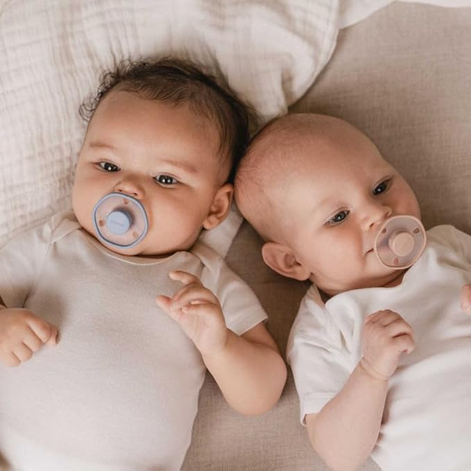Emulait Baby Pacifier (2 Pack): 6+ Months - Rose