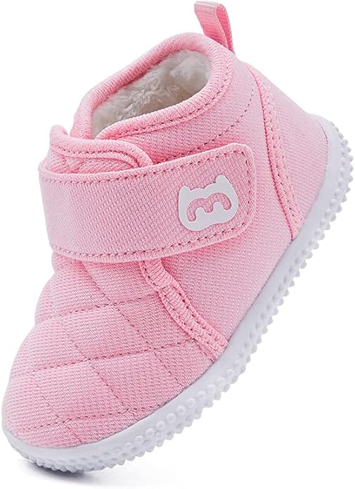 BMCiTYBM Toddler Baby Winter Snow Boots Boy Girl Faux Fur Warm Non Slip First Walking Infant Shoes