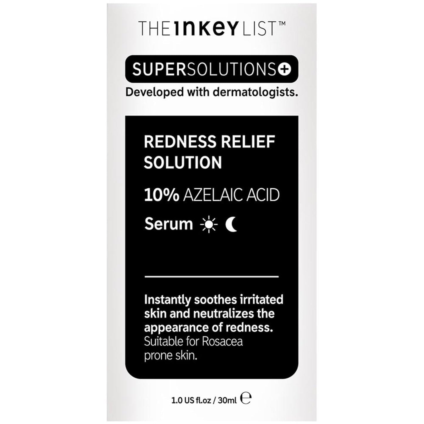 The INKEY List SuperSolutions Azelaic Acid 10% Serum, Fast-Absorbing Formula Helps Reduce Appearance of Redness and Soothes Skin, Leaves No White Cast, 1.01 fl oz