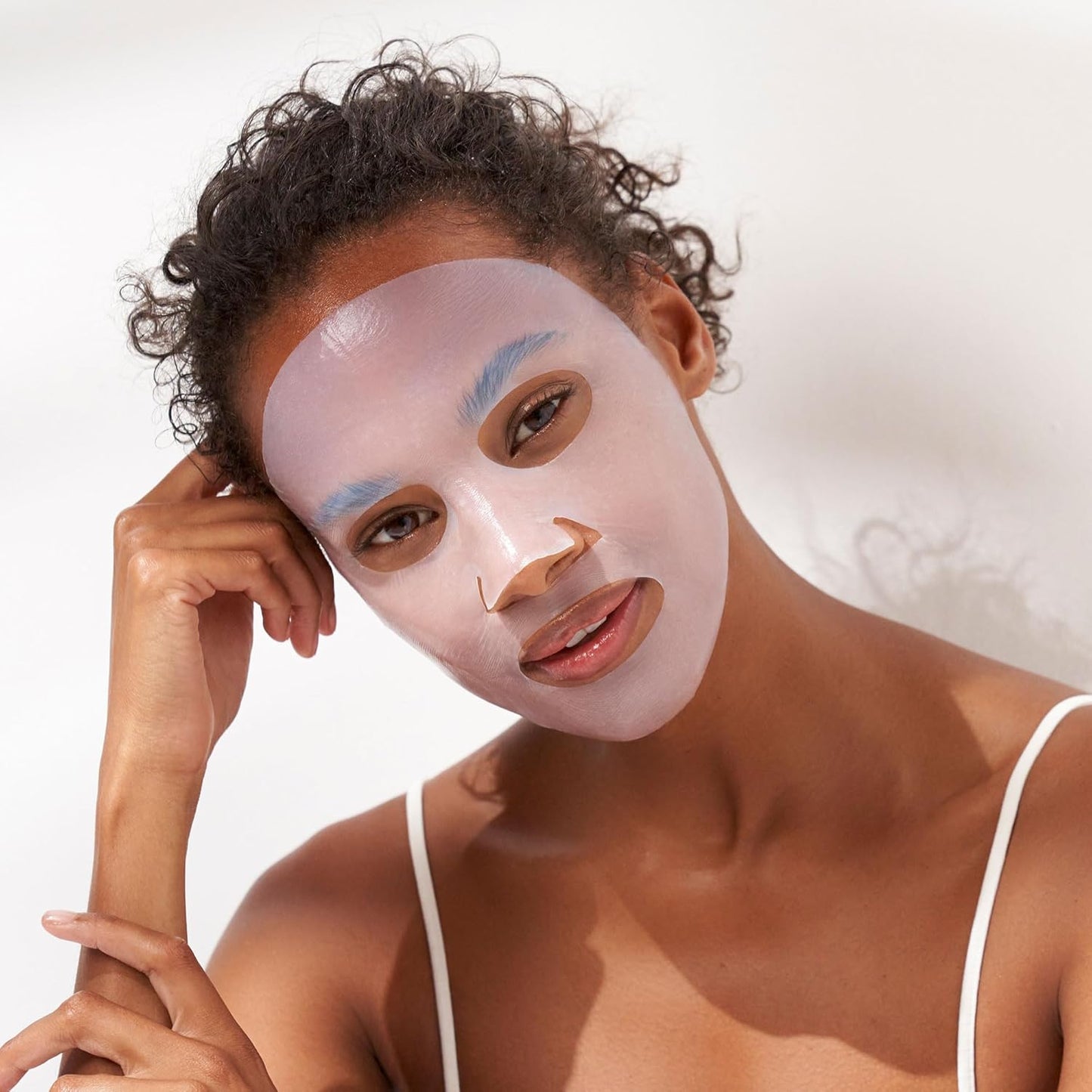 111SKIN Y Theorem Bio Cellulose Facial Mask for All Skin Types, Hydrating Face Mask with NAC Y2, Ectoin & Centella Asiatica, Enhances Skin Elasticity, Skincare Sheet Masks for Self Care, 5x 0.78 fl oz