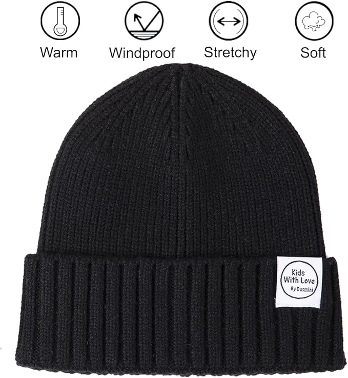 Baby Beanie Toddler Winter Hat Infant Babies Newborn Kids Beanies Knit Hats Girl Boy