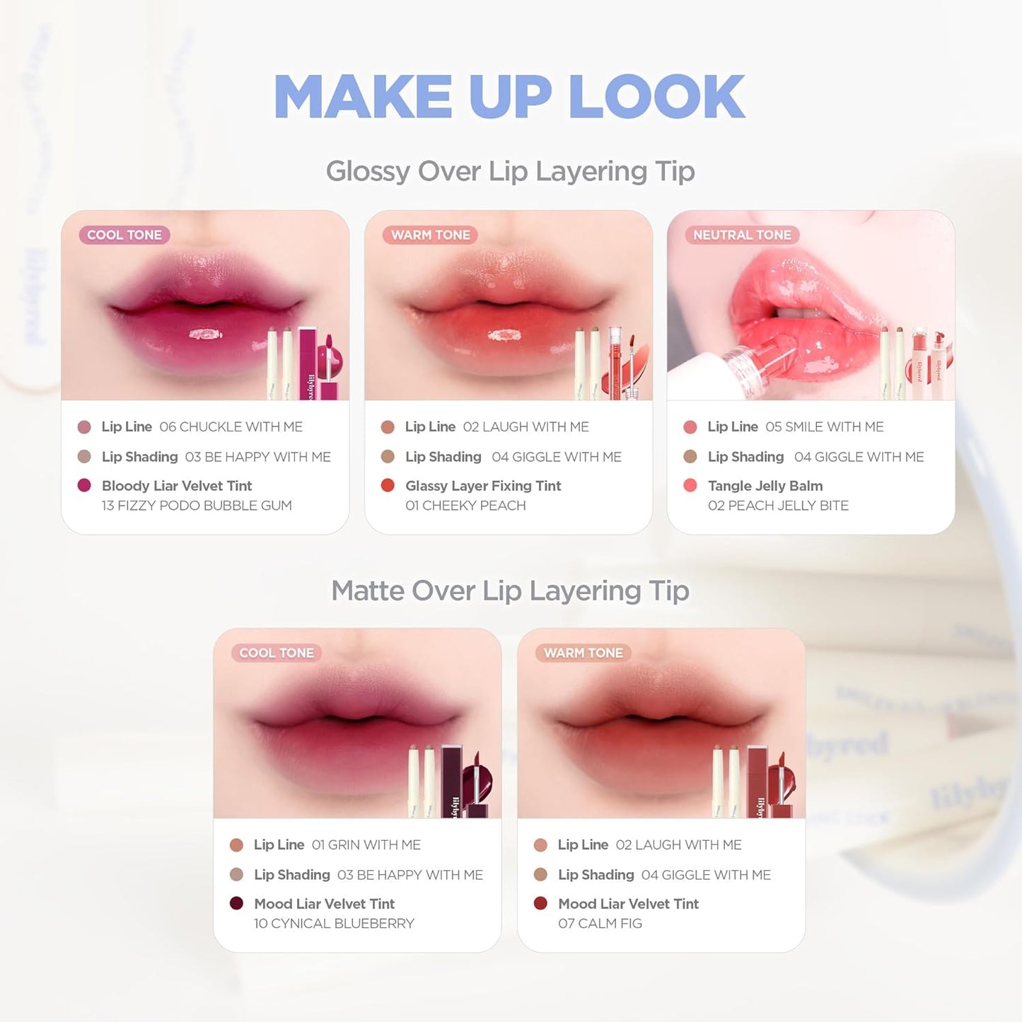 lilybyred Smiley Lip Blending Stick | Korean 3-in-1 Multi-Use Lip Liner, Smooth Creamy Texture, Long-Lasting Matte Finish, Soft Blur Effect, Precision Contour Pencil, 0.028 oz. (05 Smile with Me)