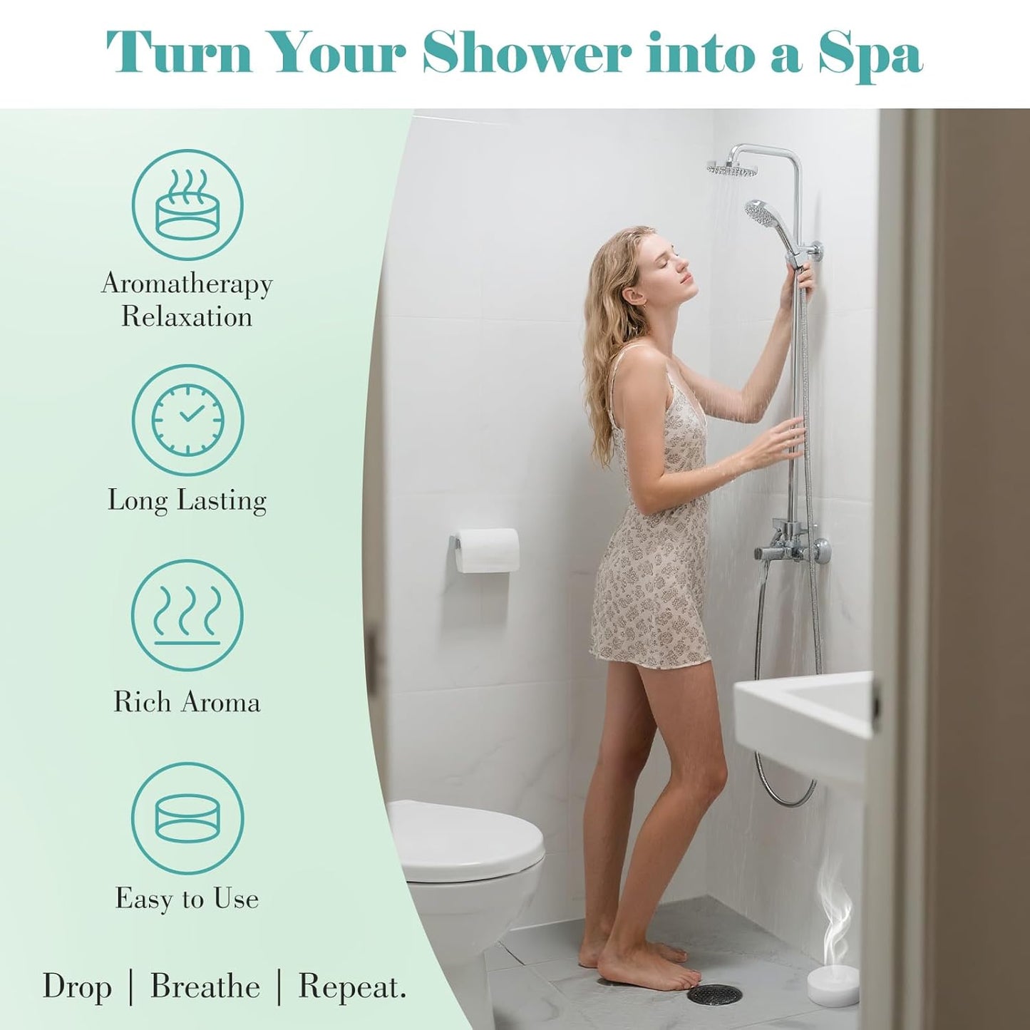 W&E Choice Shower Steamers Aromatherapy 18 Pcs- Shower Bombs Birthday Gifts for Women, Eucalyptus Mint Essential Oils for Daily Relaxation & Stress Relief, Gift for Women & Men, Mom, Teen