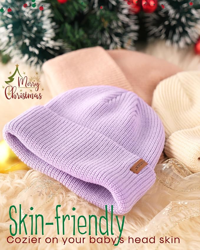 FURTALK Toddler Beanie Baby Boys Girls Beanies Kids Winter Hats Children Knit Warm Caps