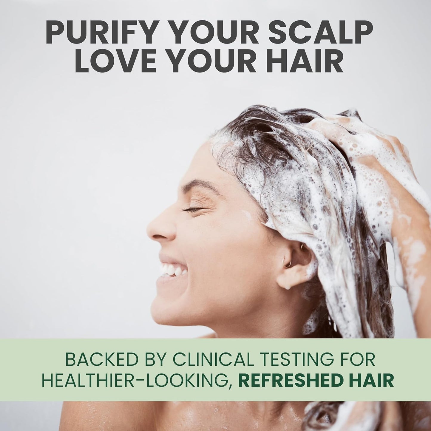 Tea Tree Oil Shampoo MaxTherapy, Itchy Scalp Relief, Refreshes & Cleanses Dandruff & Buildup, Clarifying for Oily Hair, Women & Men, 16 fl oz