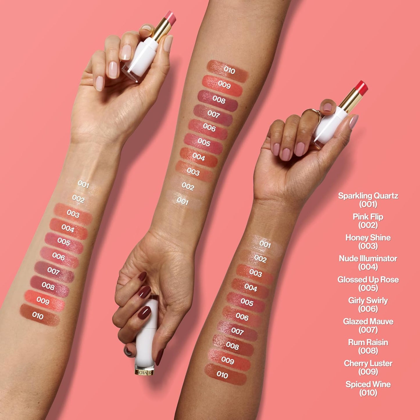 REVLON Super Lustrous Glass Shine Balm, Hydrating Tinted Lipstick, Sheer, Glossy Shiny Finish, 003 Honey Shine, 0.11 oz