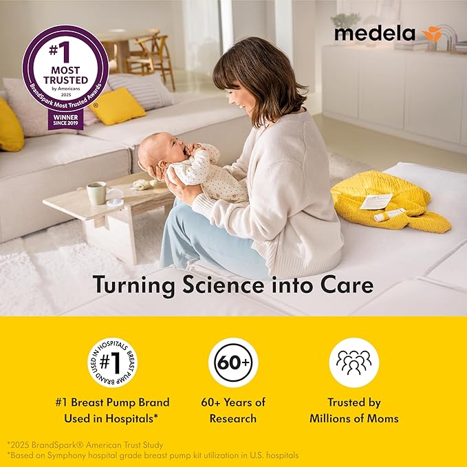 Medela Freestyle Hands-Free Double Electric Breast Pump with Wearable Cups, App Connectivity, Portable Design