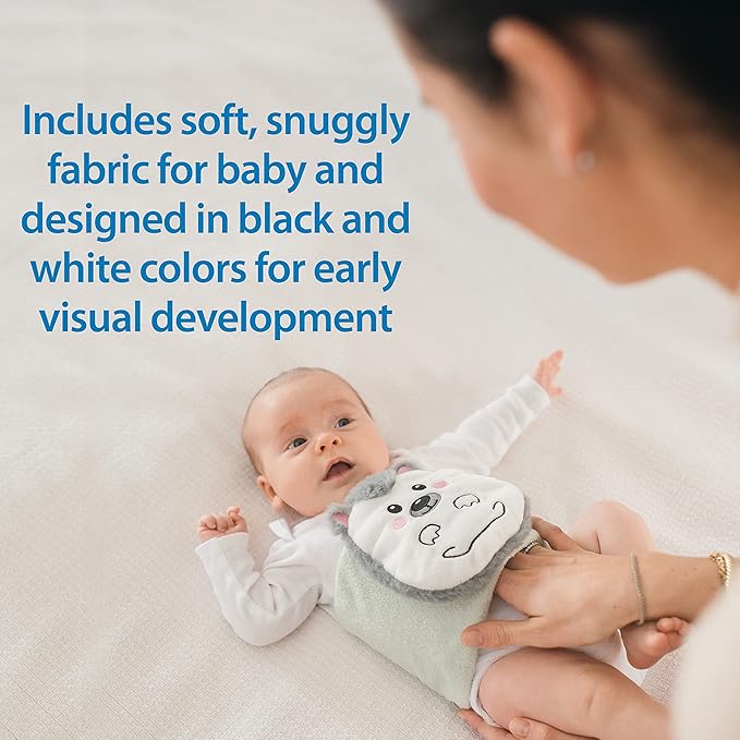 Dr. Brown’s Anti-Colic Options+ Narrow Baby Bottles, 4oz 4-Pack and Infant Gripebelt for Natural Colic Gas and Upset Stomach Relief in Babies and Toddlers, 0-3m, Hedgehog