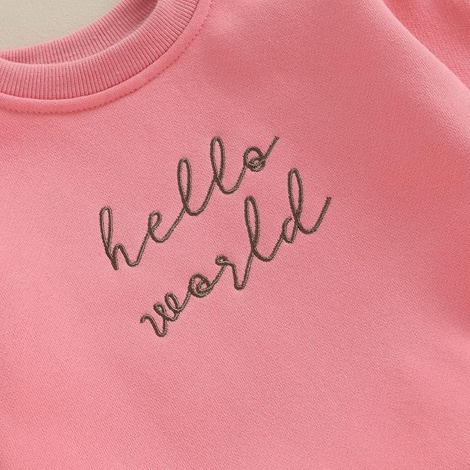 VISGOGO Newborn Infant Baby Boy Girls Oversized Romper Little Dude Sweater Onesie Coming Home Outfit Neutral Clothes