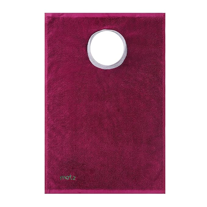 MATZ Terry Towel Slip On Baby Bibs | Full Coverage | Ultra Absorbent 100% Cotton | Pullover For Babies And Toddlers | Feeding Drooling And Teething | Unisex Baby Bib With Soft Ribbed Neck