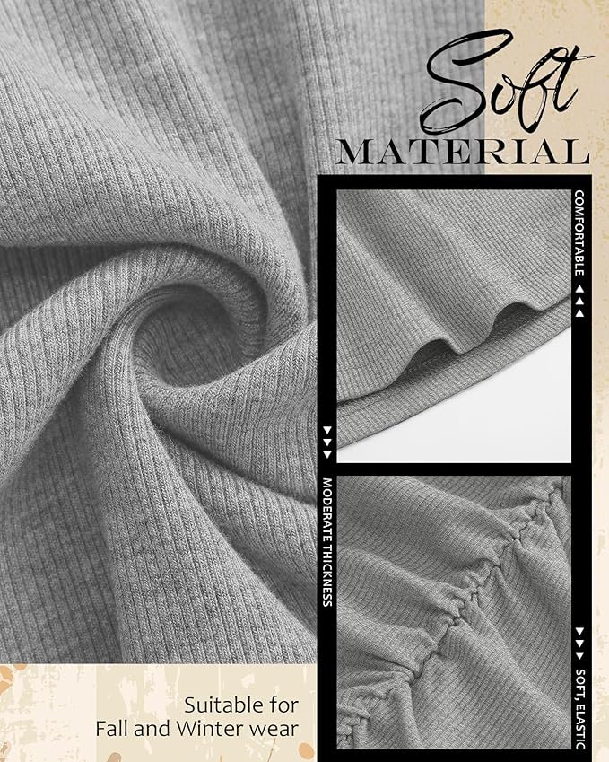 4 Packs Womens Maternity Shirts Long Sleeve Cotton Ribbed Pregnancy Mock Neck Side Ruched Workout Tops for Mama