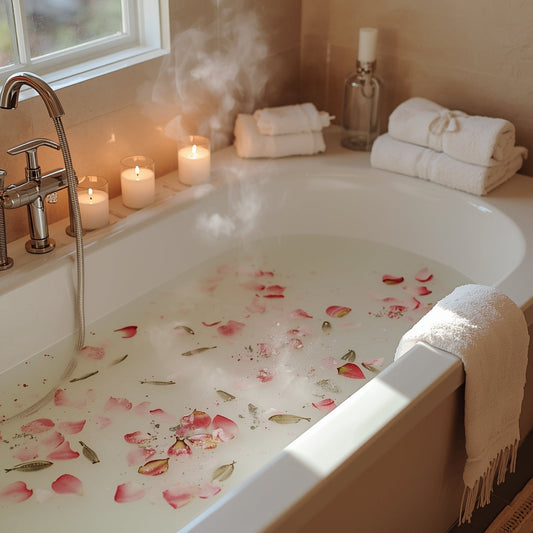 Bath Soaks for Relaxation & Skin Softening | Spa Bath Salts & Self-Care | Fleur & Femme