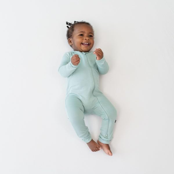KYTE BABY Unisex Rayon Made From Bamboo Zippered Rompers 0-24 Months