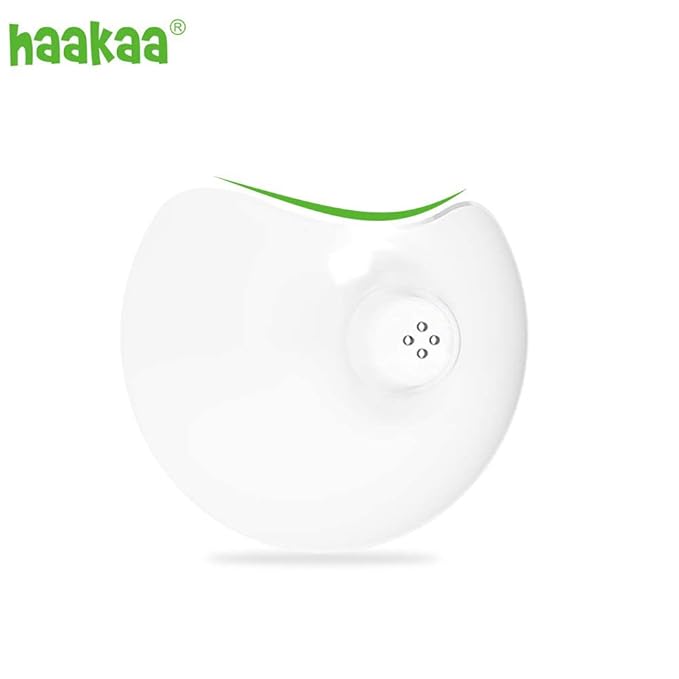 haakaa Nippleshield Silicone Nipple Shields for Breastfeeding with Carry Case Ultra-Thin Super-Soft (18mm, 2pk)