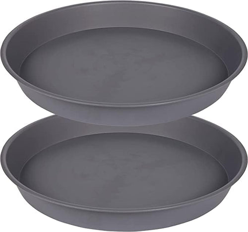 2 Pack of 16 17 inch Plant Saucer, 2.3" Depth, Plant Trays by Bleuhome