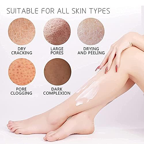 Pedicure Kit Foot Soak Set: Bubble Salt, Sugar Scrub, Massage Mask, Massage Lotion in a Box, 4 Step Foot Spa Kit for Dry Feet,Tired Feet(1 Set Cucumber)