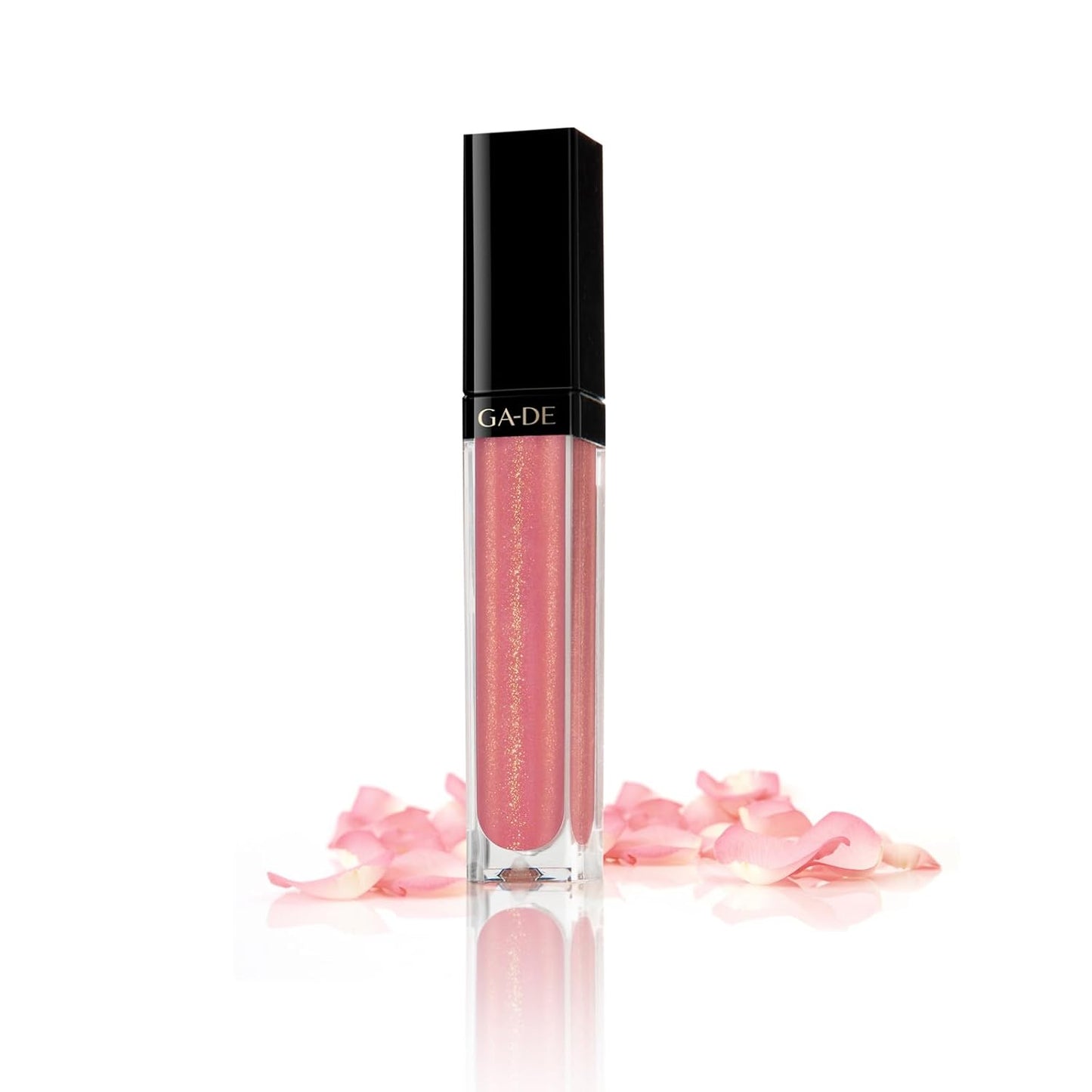 GA-DE Crystal Lights Lip Gloss, 826 - Enriched with Light-Reflecting Crystal Pearls - Smooth Silky, Rich Color - Moisturizes and Adds Shine - 0.2 oz
