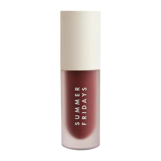 Summer Fridays Dream Lip Oil - Tinted Lip Oil with Moisturizing Sheer Coverage, High-Shine and Deep Hydration - Non-Sticky Formula for Long-Lasting Softness - Rosewood Nights (0.15 Oz)