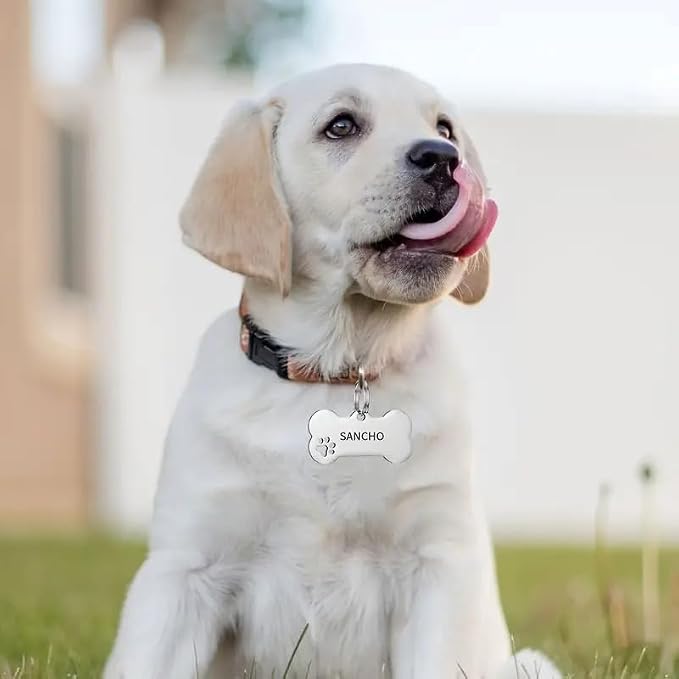 Engraved Tags Personalized for Pets, BUGMKCS Customized Pet Supplies - Image 2
