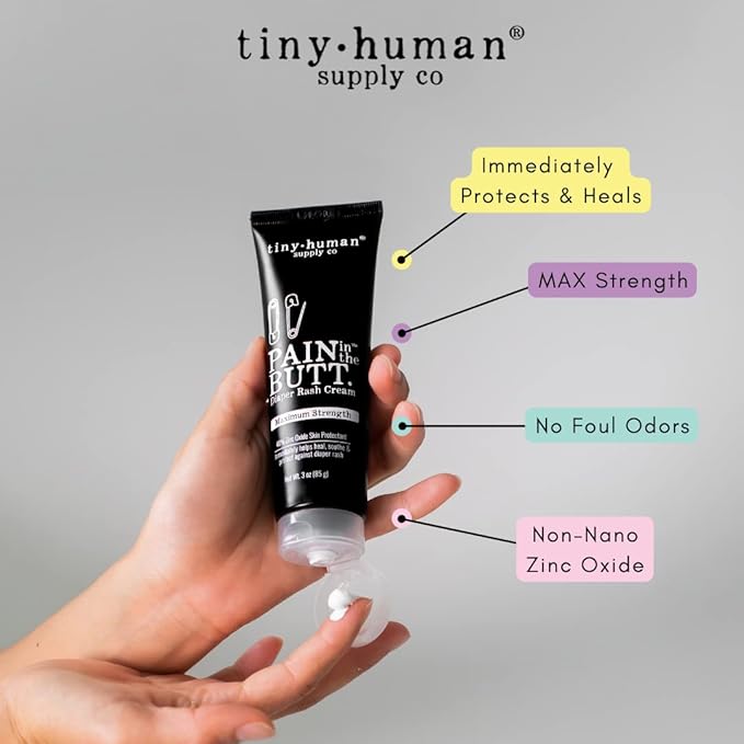 Nipple Crack & Pain in the Butt MAX Diaper Rash Cream (2PKS)