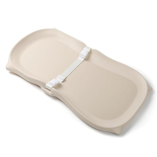 Baby Changing Pad Wipeable & Waterproof, Soft & Non-Slip Adjustable Safety Belt, Changing Table and Dresser, Use for Changing Diaper Clothes Massage Apply Moisturizer, Oat Cat Conpect Design
