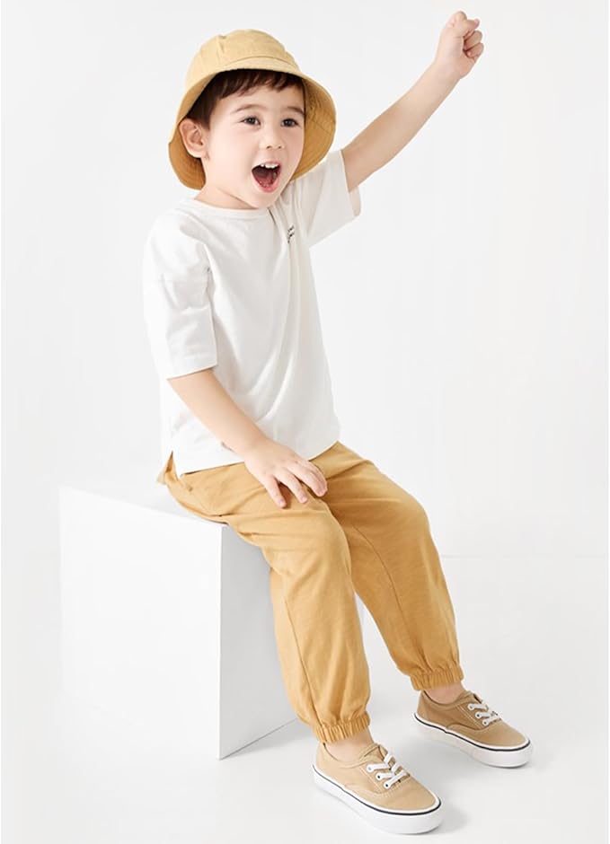 Toddler Boys Pants 3 Pack Soft Cotton Long Bloomers Kids Summer Fall Boy Casual Joggers Pant