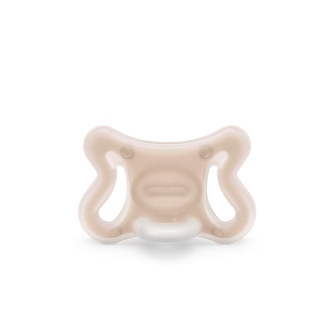 Suavinex Zero Zero Silicone Baby Pacifier w/SX Pro Physiological Pacifier Nipple (-2-2M), Light