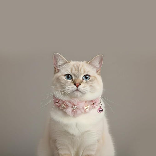 2 Pack Cat Collar Pink Floral - Image 2
