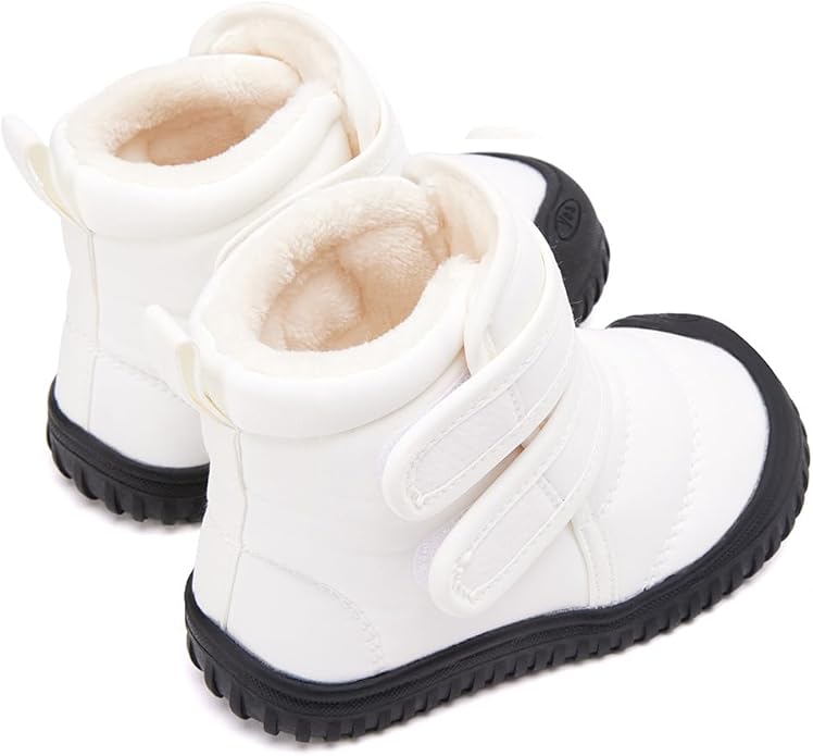 BMCiTYBM Toddler Baby Snow Boots Winter Shoes Boys Girls Cold Weather Baby Faux Fur Shoes