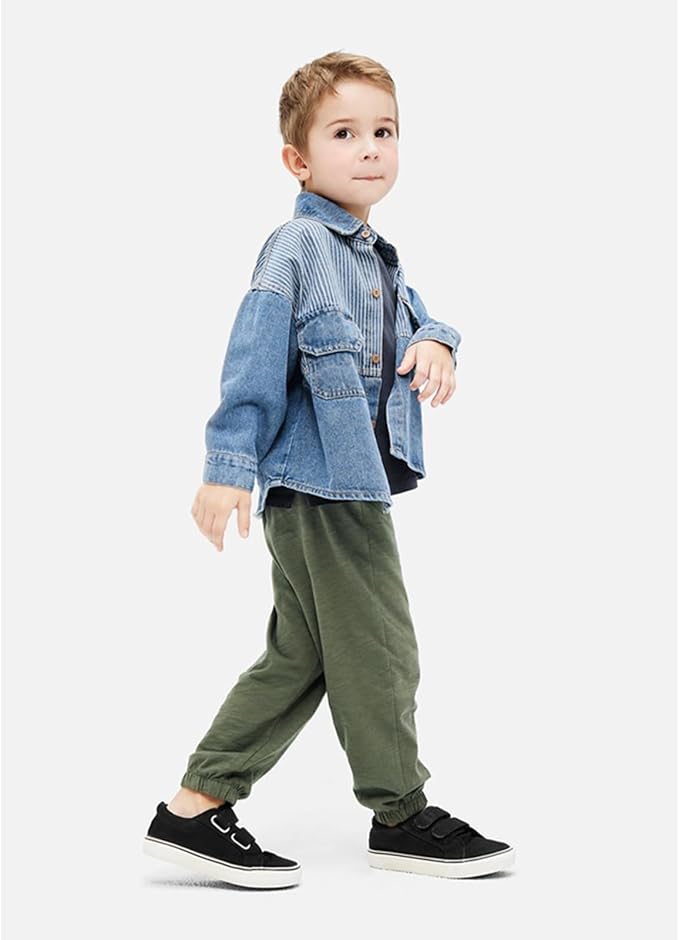 Toddler Boys Pants 3 Pack Soft Cotton Long Bloomers Kids Summer Fall Boy Casual Joggers Pant