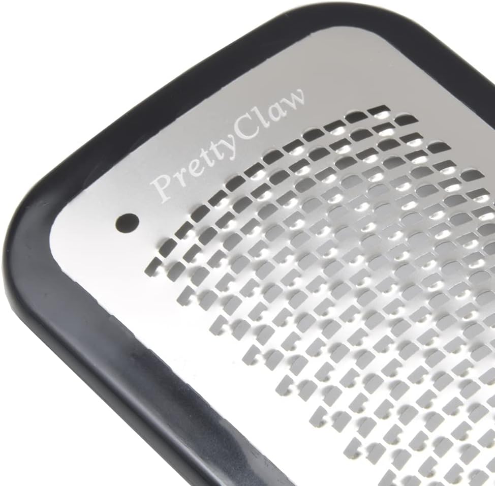 PrettyClaw | Foot File Callus Remover for Feet Care Pedicure Professional Foot File Filing Rasp Scrubber Tool Removes Dead Skin Salon and Spa Quality Black