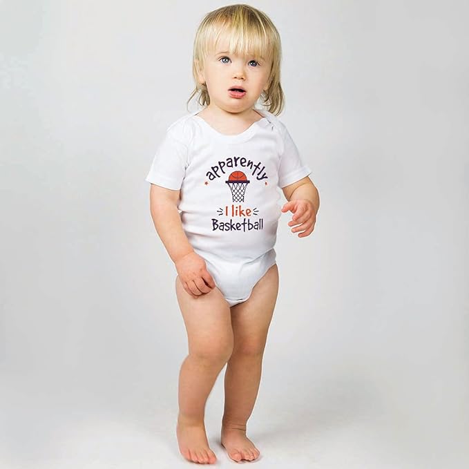 ChalkTalkSPORTS Basketball Baby & Infant One Piece | Basketball Theme Bodysuits