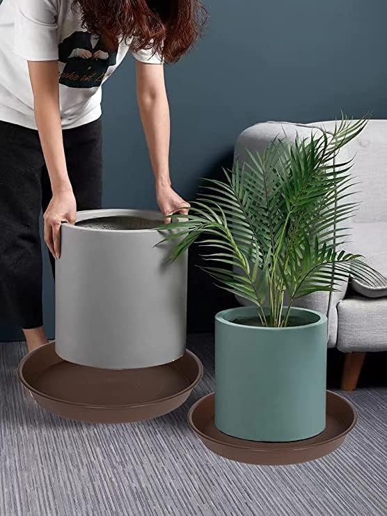 6 Pack of 12 inch Plant Saucer Bird Bath Bowl, Heavy Duty Plastic Plant Saucer - Image 4