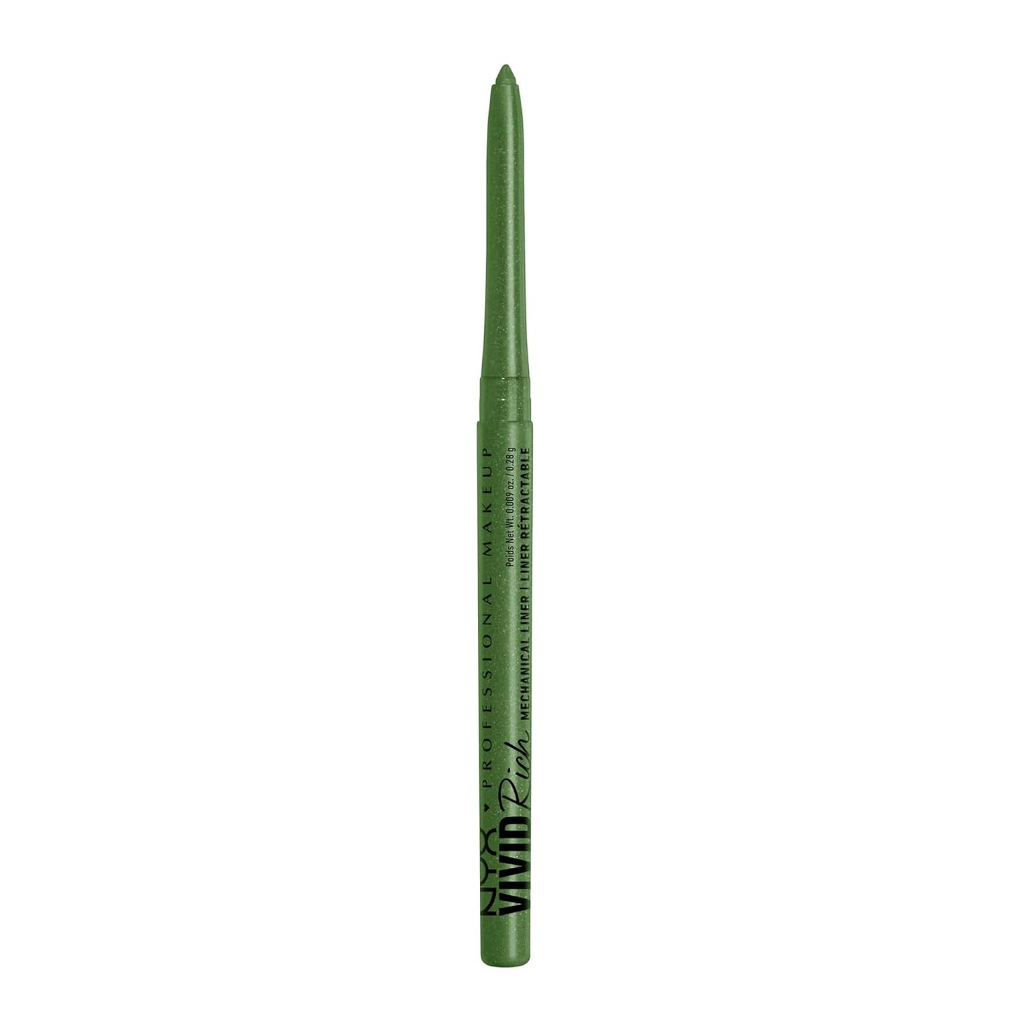 NYX PROFESSIONAL MAKEUP Mechanical Eye Pencil, Vivid Rich Mechanical, Creamy Retractable Eyeliner - It's Giving Jade, Olive Green Eyeliner