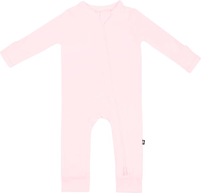 KYTE BABY Unisex Rayon Made From Bamboo Zippered Rompers 0-24 Months