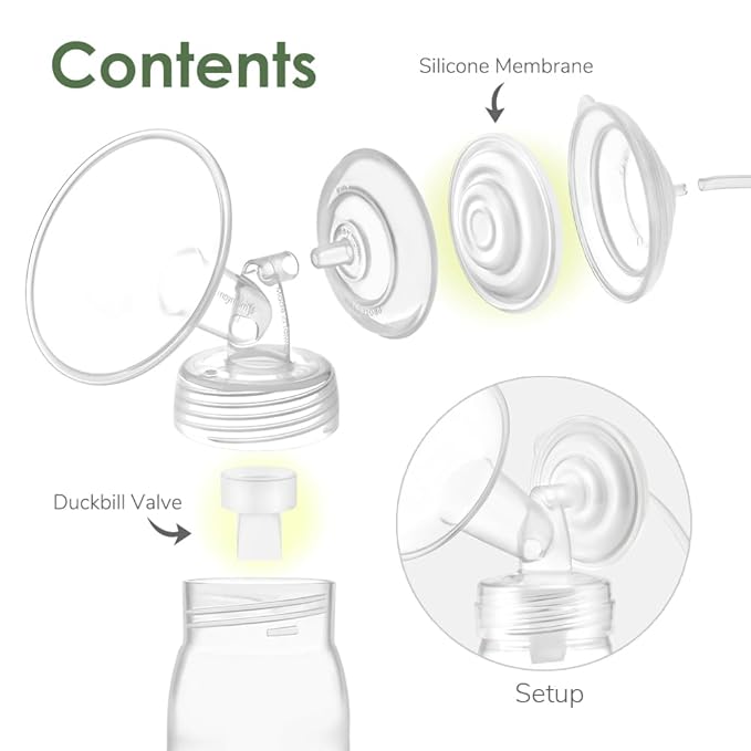 Replacement Duckbill Valve Silicone Membrane Compatible with Spectra S1 S2 9 Plus Synergy Gold Made by Maymom Not Original Spectra Replacement Pump Parts