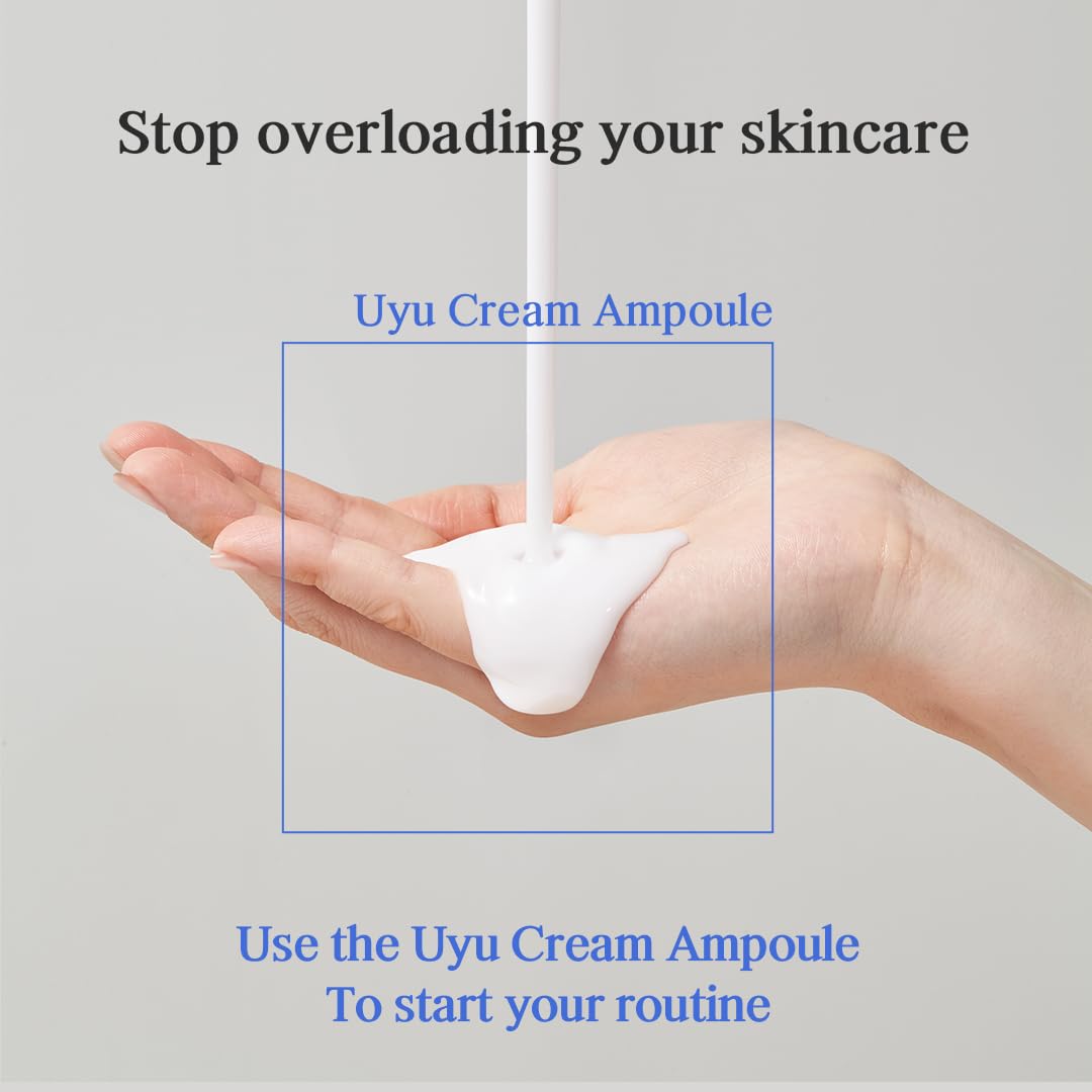 NACIFIC] Uyu Cream Ampoule 1.69fl. oz. 50ml with Jeju milk extract Essence Ceramide 5 complex Moisture lasting Natural ingredients Korean skin care