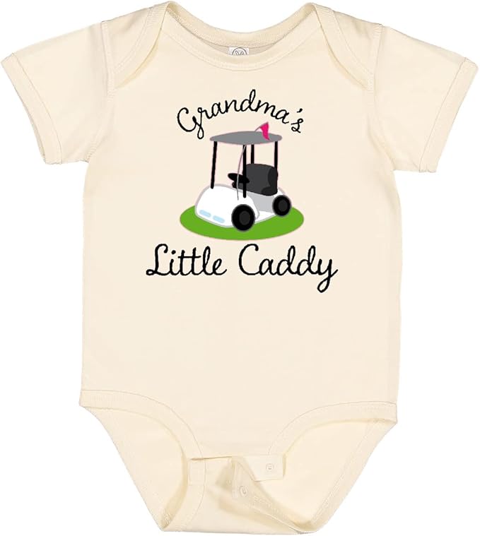 inktastic Grandma's Little Caddy Golf Baby Bodysuit