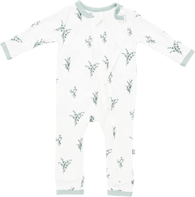KYTE BABY Unisex Rayon Made From Bamboo Zippered Rompers 0-24 Months