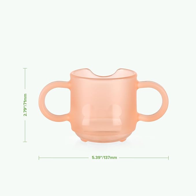 haakaa Silicone Baby Training Cup, Toddler Learning Open Cup for Baby 6 Months+, Drop-Proof BPA Free, 5 Ounce
