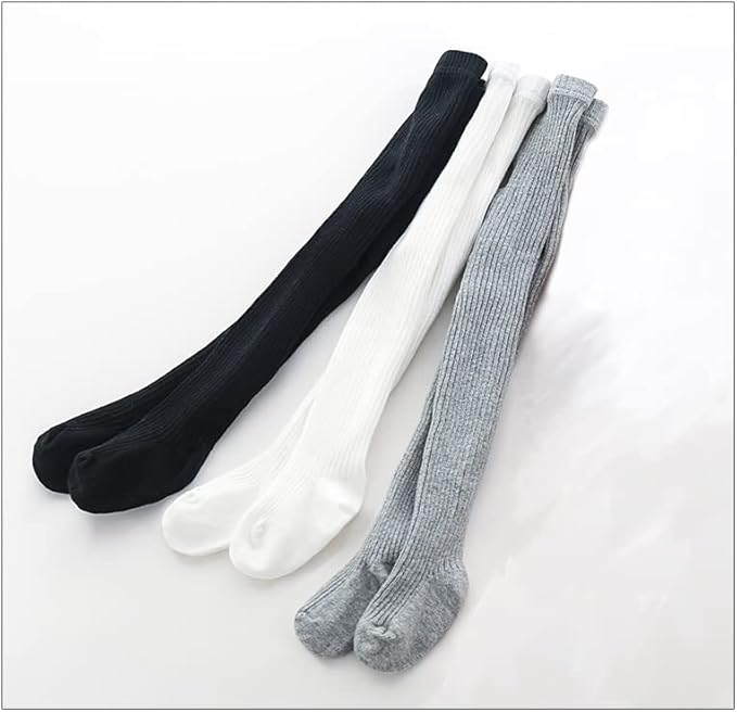CECORC Baby Girls Tights Toddler Cable Knit Leggings Thick Cotton Infant Stockings Pantyhose 1-10T