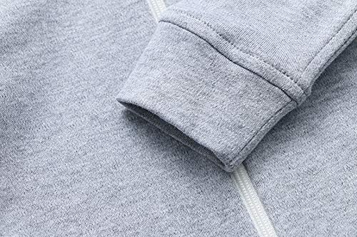 Owlivia Organic Cotton Baby Boy Girl Zip up Sleep 'N Play Pjs, Footless, Long Sleeve