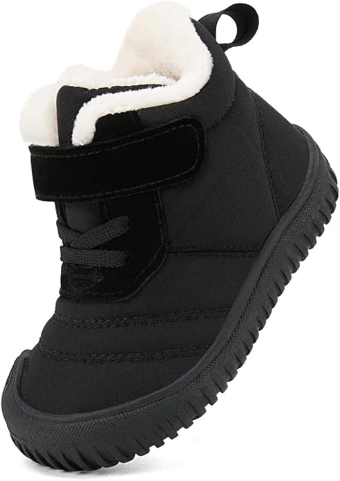 BMCiTYBM Toddler Baby Snow Boots Winter Shoes Boys Girls Cold Weather Baby Faux Fur Shoes