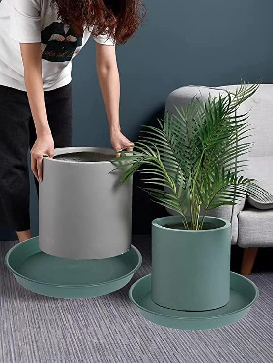 6 Pack of 12 inch Plant Saucer Bird Bath Bowl, Heavy Duty Plastic Plant Saucer - Image 6