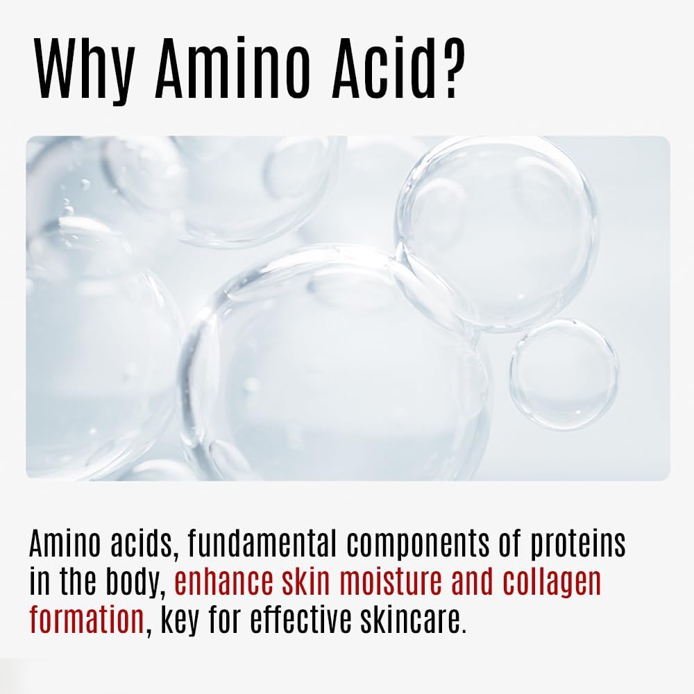 Leaders Mediu Amino Moisture Hydrating Facial Sheet Mask | Natural Mineral Water, Hyaluronic Acid, Ceramide | Anti-Aging, Soothes Dry Skin, Enhances Elasticity (10 Sheets)