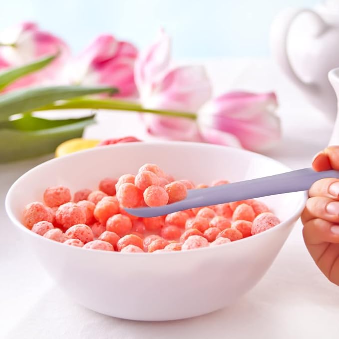 Vicloon Silicone Baby Feeding Spoons, 4 PCS First Stage Feeding Spoons for Infants, Baby Led Weaning Feeding Supplies Training Spoon, Toddler Utensils, Ultra-Durable & Chewproof, Dishwasher Safe