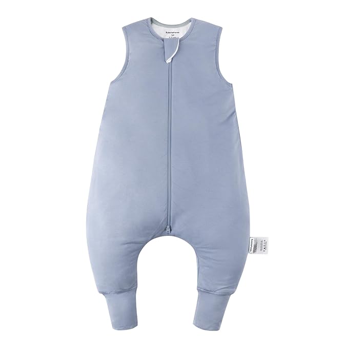 BubblePanda Rayon Made from Bamboo Toddler Sleep Sack with Feet 0.5 Tog Ultra Soft Toddler Sleeping Sack 3t-4t Baby Sleep Bag Walker Wearable Blanket with Legs 2-Way Zipper Lightweight