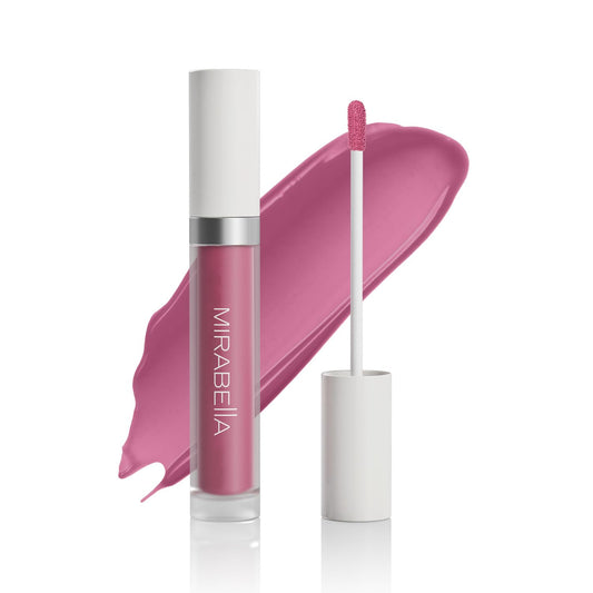 Mirabella Luxe Advanced Lip Gloss, Hydrating Non-Sticky High-Shine Lip Gloss for Women, Infused with Vitamin E & Jojoba Oil, Long-Lasting & Cruelty-Free - Sleek (Rich Berry)